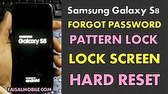 Samsung Galaxy S8 Pattern Lock Forgot || Hard Reset || Unlock Lock Screen/Pin/Password 2021 Method