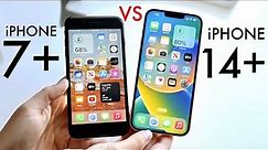 iPhone 14 Plus Vs iPhone 7 Plus! (Comparison) (Review)