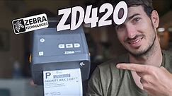Zebra ZD420 Thermal Printer First Impressions Review of This Bluetooth Wireless Label Printer