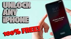 How to Unlock Any iPhone Without Passcode? Fast and Free | Bypass LockScreen