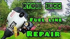 Repair a ryobi-30cc fuel line replacement