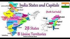 Indian States and Capitals 2022 || Union Territories || Easily Learn States and Capitals