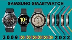 Samsung Galaxy Watch Evolution | Samsung All watch 2009 - 2023