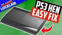 PS3HEN Not Enabling? Black Screen? Here's The Fix
