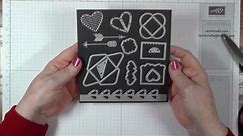 How to make magnetic storage sheets for Stampin' Up! Sizzix metal dies