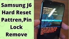 Samsung j6 hard reset
