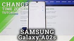 How to Change Date & Time in SAMSUNG Galaxy A02s – Time Settings