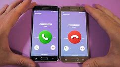 Samsung Galaxy S6 edge vs Galaxy S6 Incoming Call