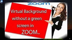 How to set a Virtual Background in ZOOM.Set any image as a Video Background in ZOOM in just 2minutes - video Dailymotion