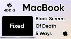 5 Ways 2023 | How To Fix MacBook Pro Black Screen Of Death