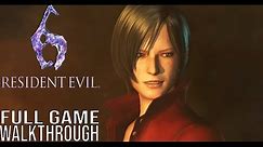 RESIDENT EVIL 6 PS5 Full Game Walkthrough - No Commentary Ada Wong (Resident Evil 6 Full Game)