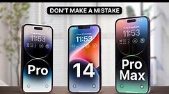 iPhone 14 vs iPhone 14 Pro vs iPhone 14 Pro Max - Full comparison