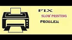 How to solve slow printing by the inkjet|deskjet|laserjet printers