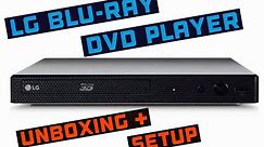 Unboxing LG Blu-ray DVD Player BP175 + Setup