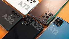 Every Samsung Galaxy A Series Phone Compared (2021): A02 A12 A22 A32 A52 A72