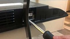 How to remove Sony Bravia TV stand / Legs