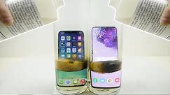 iPhone 12 vs Samsung Galaxy S20 in Piranha Acid Experiment! Will it Survive?