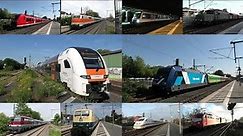 Bahnverkehr im Bahnhof Kamen mit Br111 + n-Wagen, V200, E94, 78 468, DB Mireos, Desiro HC, ICE 2 uvm