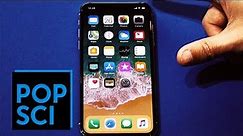 First look at the Apple iPhone X