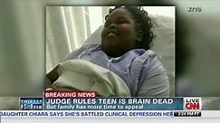Brain dead girl's body moved