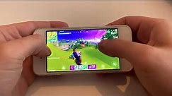 FORTNITE MOBILE - iPhone SE | Low settings gameplay