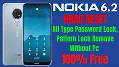 Nokia 6.2 Hard Reset ll All Type Pattern Lock / Password Lock Remove Without Pc 100% Free