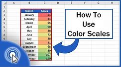 How to Use Color Scales in Excel (Conditional Formatting)