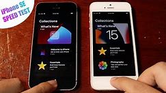 iOS 14 vs iOS 15 on iPhone SE 1st Generation Speed & Geekbench TEST