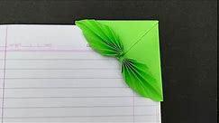 Marque page en papier simple || Origami marque page || Idées diy travaux manuel