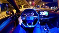 New SEAT LEON FR 2021 - NIGHT POV test drive (pure driving, 150 HP mHEV with DSG)