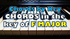 Piano Chords in the Key of F Major, F Major Scale and Common Chord Progressions