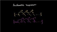 Intro to arithmetic sequences