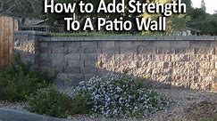 How to Add Strength and Stability to a Courtyard Wall