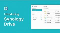 Introducing Synology Drive