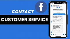 How To Contact Facebook Customer Service
