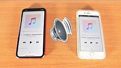 Apple iPhone XR Vs iPhone 8 speaker Test