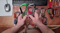 Tree Climbing Snap Hooks - ISC vs. DMM Ceros, DMM Director, Carabiners
