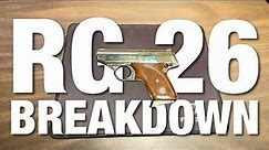 RG 26 25 CAL Pistol Breakdown