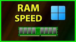 How to check your RAM size and speed on Windows 11