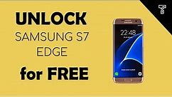 Unlock Samsung Galaxy S7 Edge TracFone for free