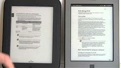 Kindle Touch vs. Nook Simple Touch Comparison