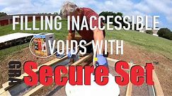 How to fill voids under concrete floors & slabs for basements, warehouses & garages with Secure Set