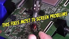 LED LCD TV REPAIR GUIDE TO FIX MOST SAMSUNG VIDEO PICTURE SCREEN PROBLEMS