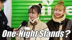 What do Japanese Girls think about One-Night Stands? - Japanese interview