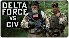 Retro Rifle vs Modern Carbine | Former Delta Operator Kyle Lamb w/ Colt 723 vs Civilian w/ AR15