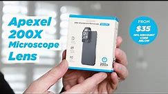 Apexel 200 X Microscope Lens for iPhone and Android