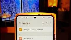 Sync Contacts On Samsung #android #contacts #shorts