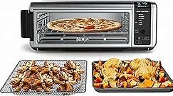 Ninja SP080 Foodi Digital Air Fry Countertop Oven with 6-in-1 Functionality, Flip Up & Away Capability for Storage Space, with Air Fry Basket, Wire Rack, Sheet Pan & Crumb Tray, Silver (Renewed)