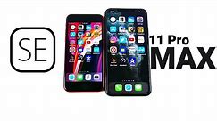 iPhone SE 2020 vs iPhone 11 Pro Max Speed Test!