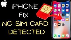 how to fix iphone keeps saying no sim card | how to fix sim card not detected in iphone